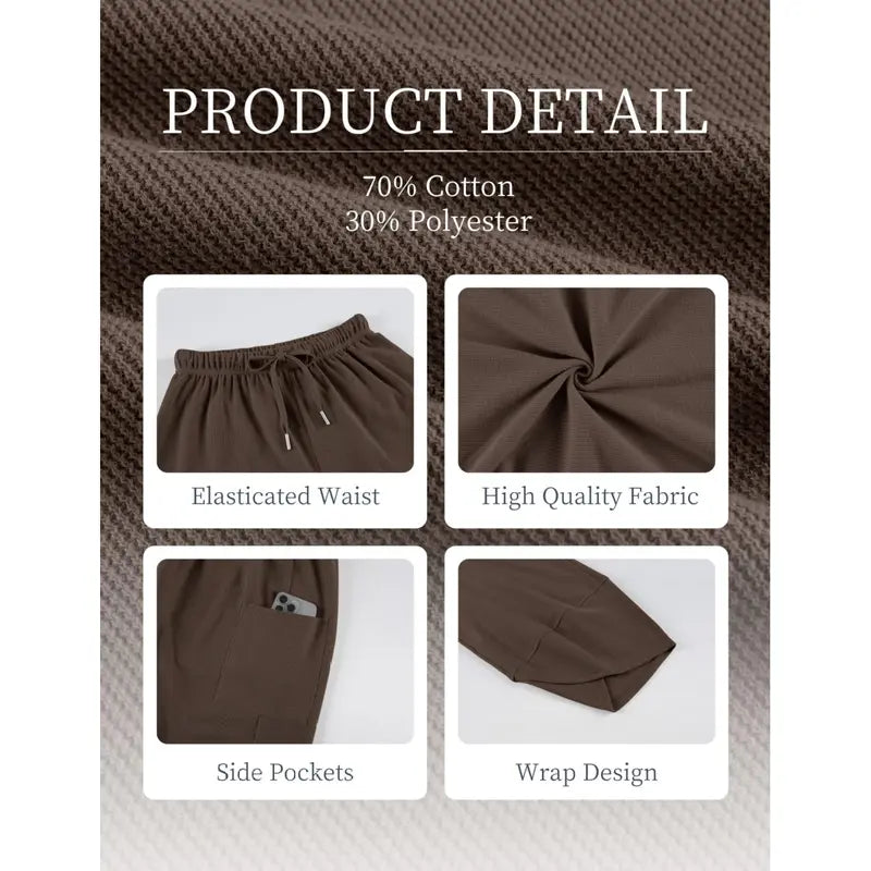 🔥SummerVibes Women's Baggy Wideleg Pants✨ | Casual Elastic Waisted ✦Palazzo Harem Pants✦ with Pockets👖 | 🚨LAST‑DAY LOW‑PRICE CLEARANCE SALE🚨