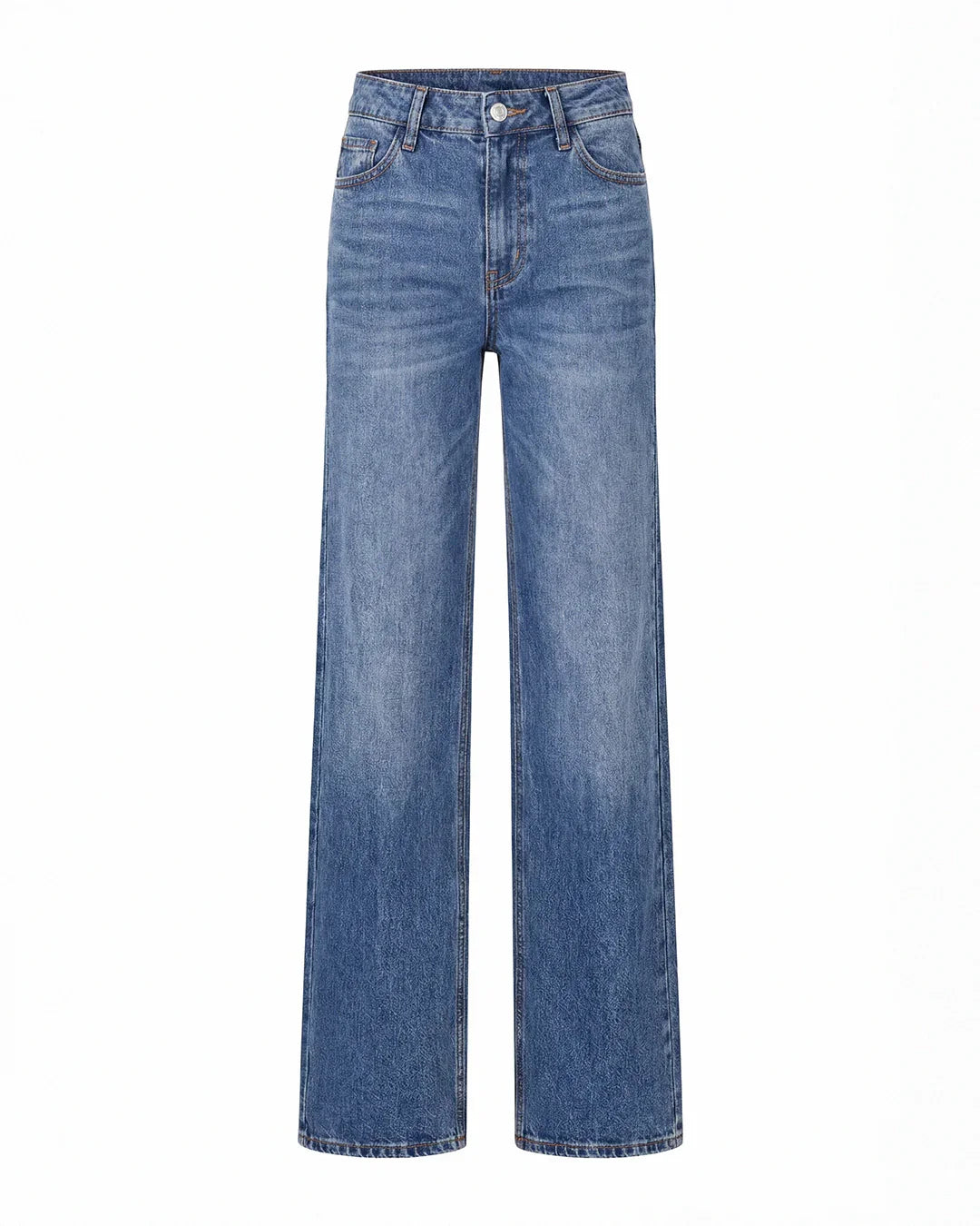 Mid-Low Rise Wide Leg Jeans